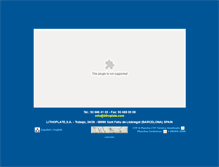 Tablet Screenshot of lithoplate.com